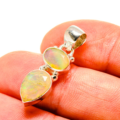 Ethiopian Opal Pendants handcrafted by Ana Silver Co - PD758226