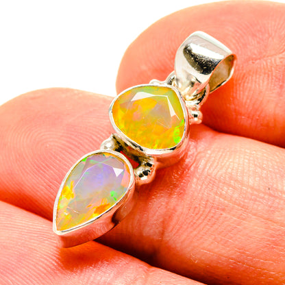 Ethiopian Opal Pendants handcrafted by Ana Silver Co - PD758228