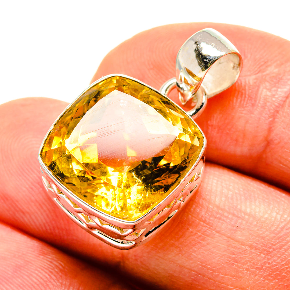 Citrine Pendants handcrafted by Ana Silver Co - PD758232