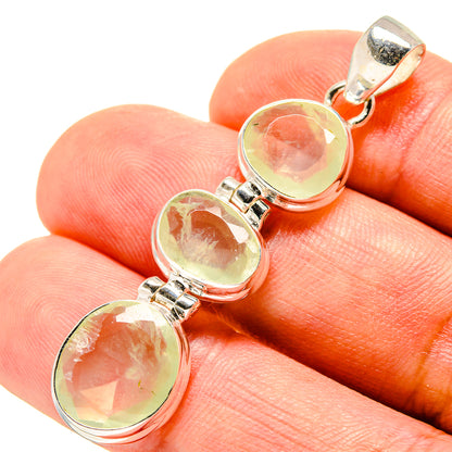 Prehnite Pendants handcrafted by Ana Silver Co - PD758247