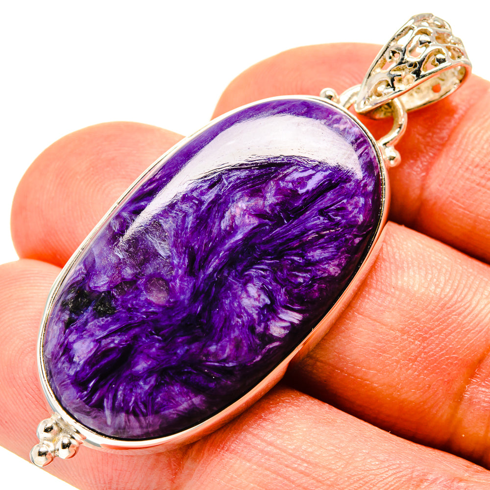 Charoite Pendants handcrafted by Ana Silver Co - PD758254