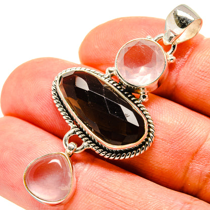 Smoky Quartz Pendants handcrafted by Ana Silver Co - PD758258