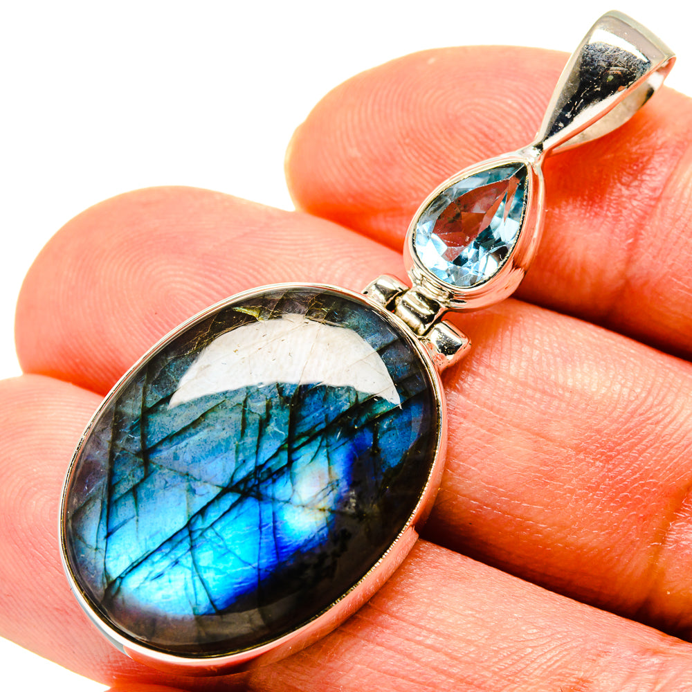 Labradorite Pendants handcrafted by Ana Silver Co - PD758259