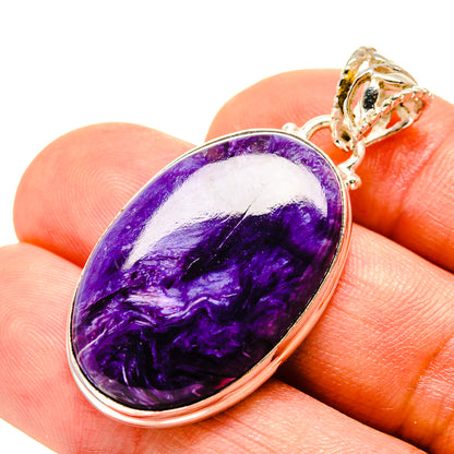 Charoite Pendants handcrafted by Ana Silver Co - PD758271