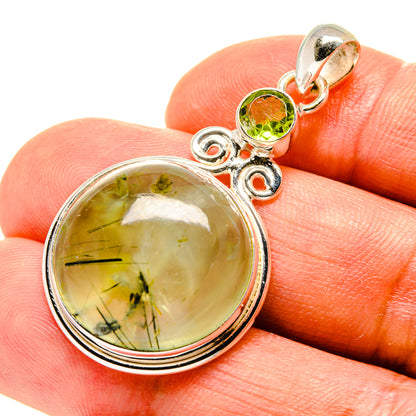Prehnite Pendants handcrafted by Ana Silver Co - PD758283