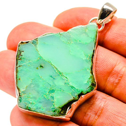 Chrysoprase Pendants handcrafted by Ana Silver Co - PD758285