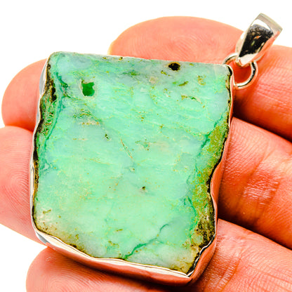 Chrysoprase Pendants handcrafted by Ana Silver Co - PD758287