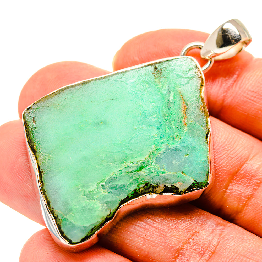 Chrysoprase Pendants handcrafted by Ana Silver Co - PD758288