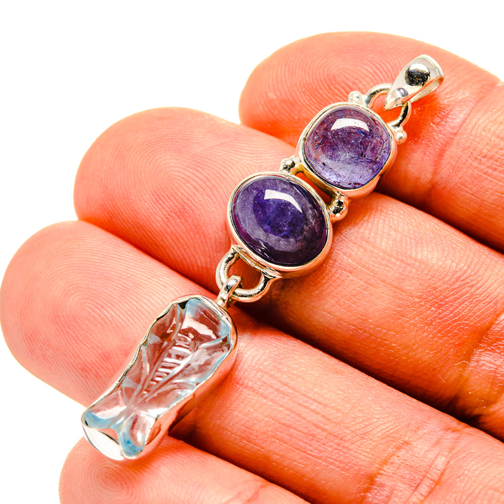 Aquamarine Pendants handcrafted by Ana Silver Co - PD758294