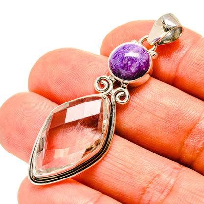 White Quartz Pendants handcrafted by Ana Silver Co - PD758297