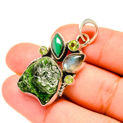 Chrome Diopside Pendants handcrafted by Ana Silver Co - PD7583