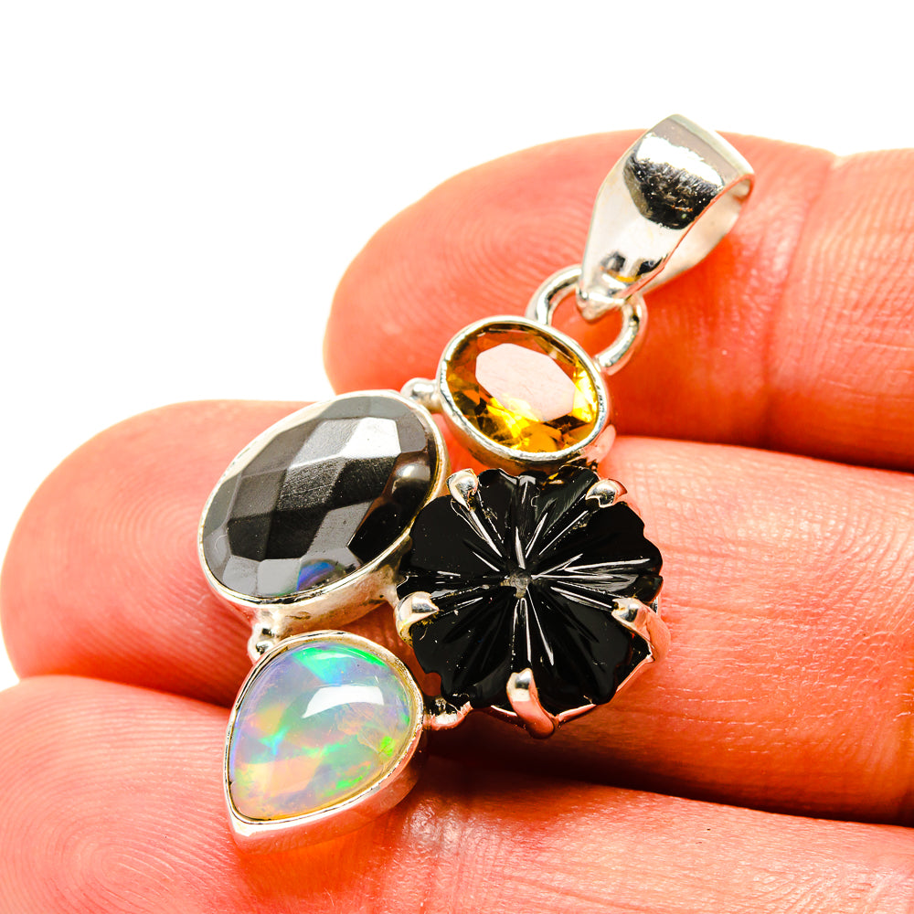 Hematite Pendants handcrafted by Ana Silver Co - PD758305