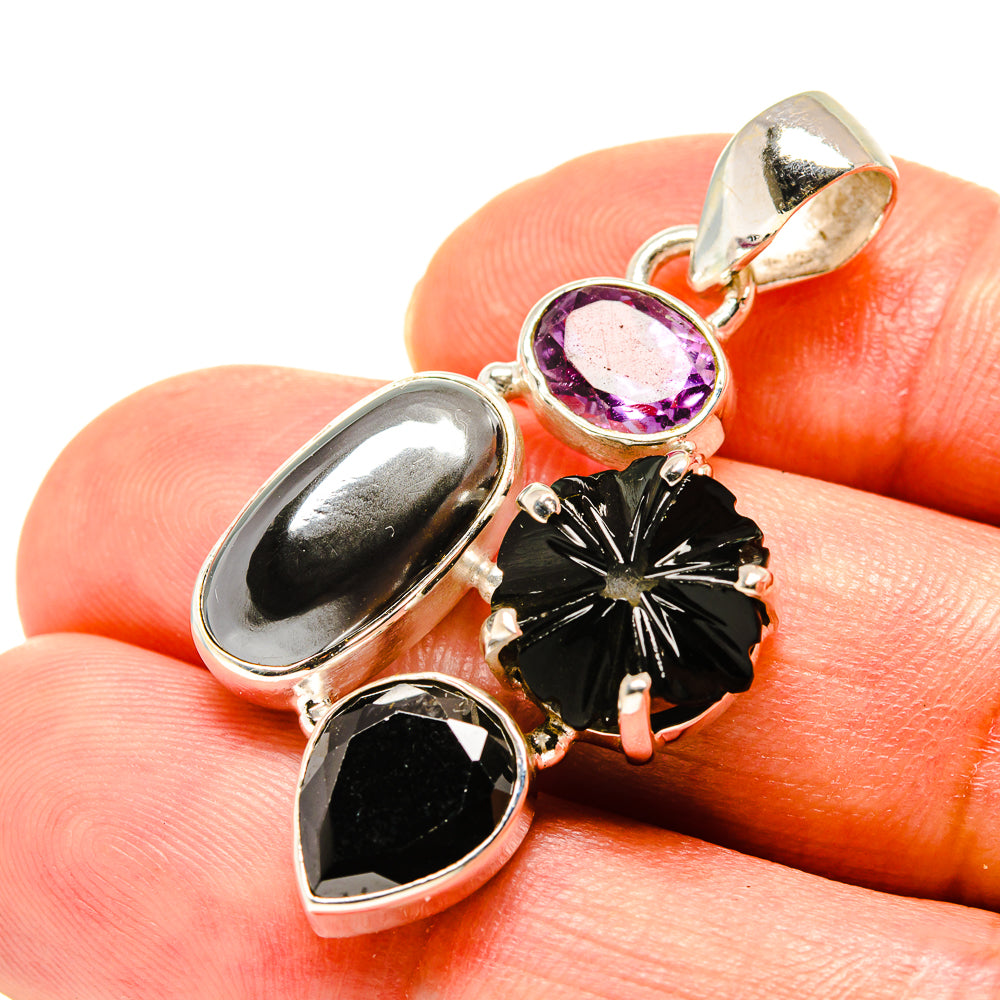 Hematite Pendants handcrafted by Ana Silver Co - PD758306
