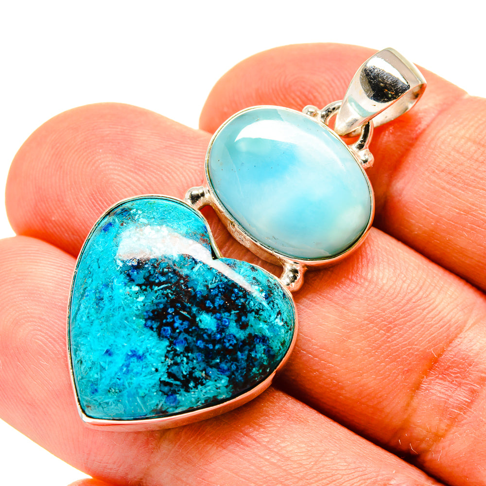 Shattuckite Pendants handcrafted by Ana Silver Co - PD758333