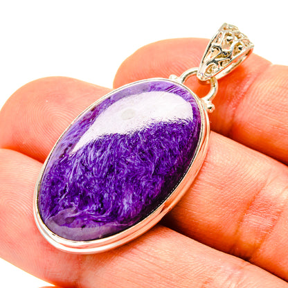 Charoite Pendants handcrafted by Ana Silver Co - PD758337