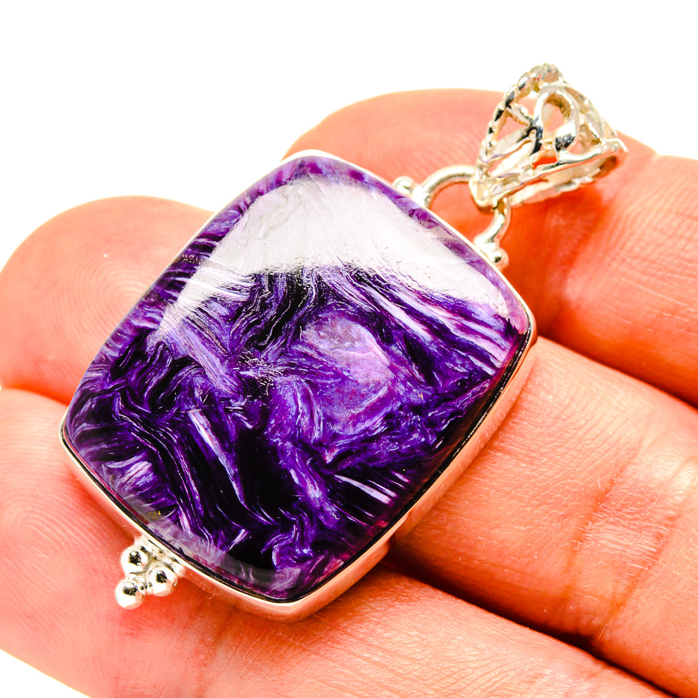Charoite Pendants handcrafted by Ana Silver Co - PD758338