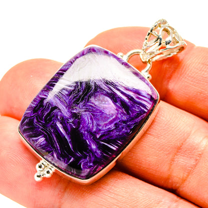 Charoite Pendants handcrafted by Ana Silver Co - PD758338