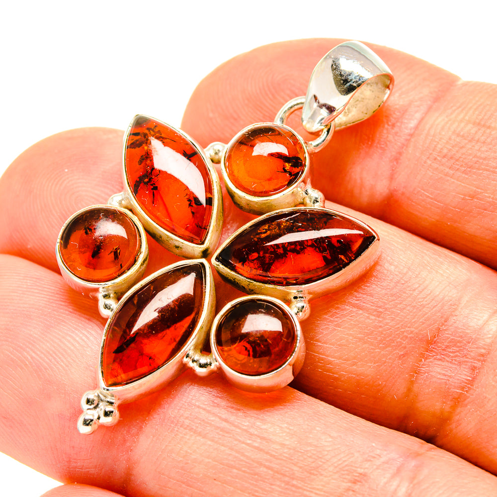 Baltic Amber Pendants handcrafted by Ana Silver Co - PD758352