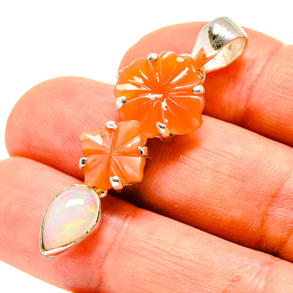 Carnelian Pendants handcrafted by Ana Silver Co - PD758355