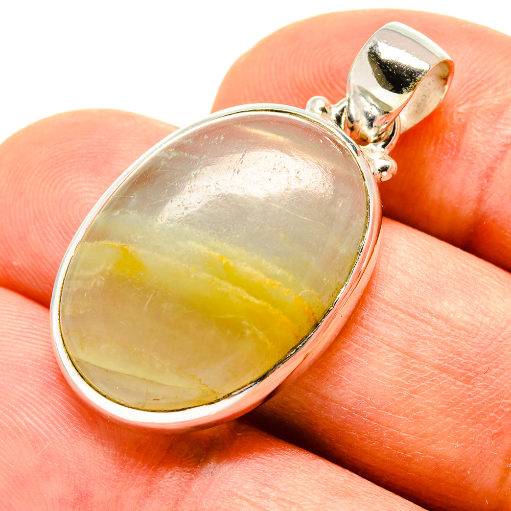 Green Fluorite Pendants handcrafted by Ana Silver Co - PD758358