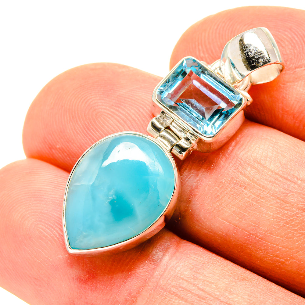 Larimar Pendants handcrafted by Ana Silver Co - PD758371