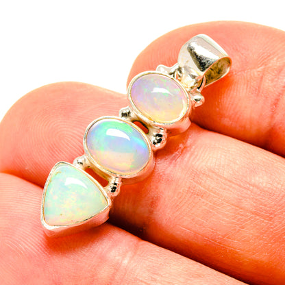 Ethiopian Opal Pendants handcrafted by Ana Silver Co - PD758378