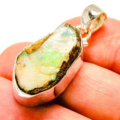 Ethiopian Opal Pendants handcrafted by Ana Silver Co - PD758380