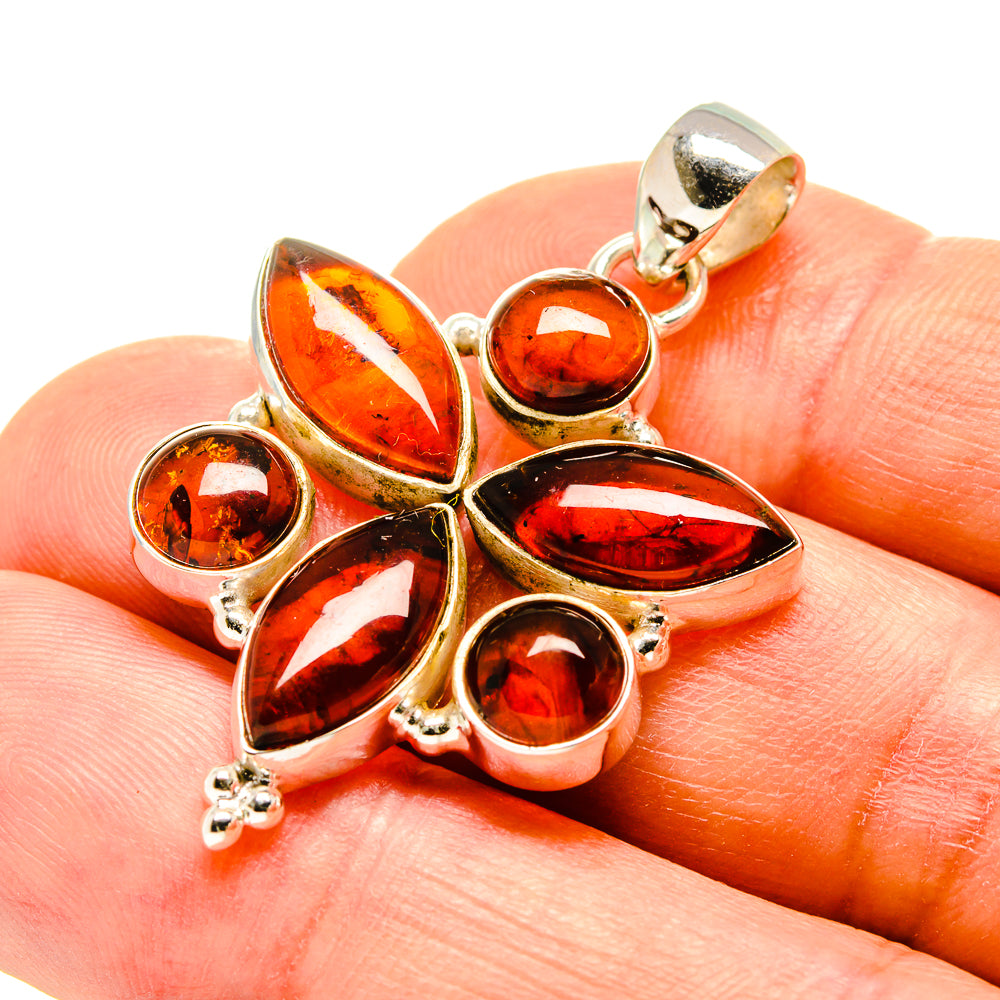 Baltic Amber Pendants handcrafted by Ana Silver Co - PD758383