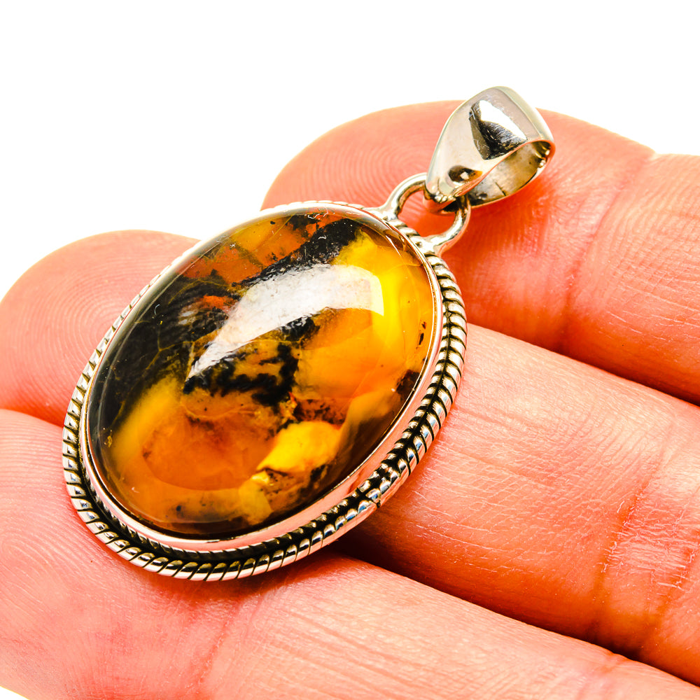 Amber Pendants handcrafted by Ana Silver Co - PD758384