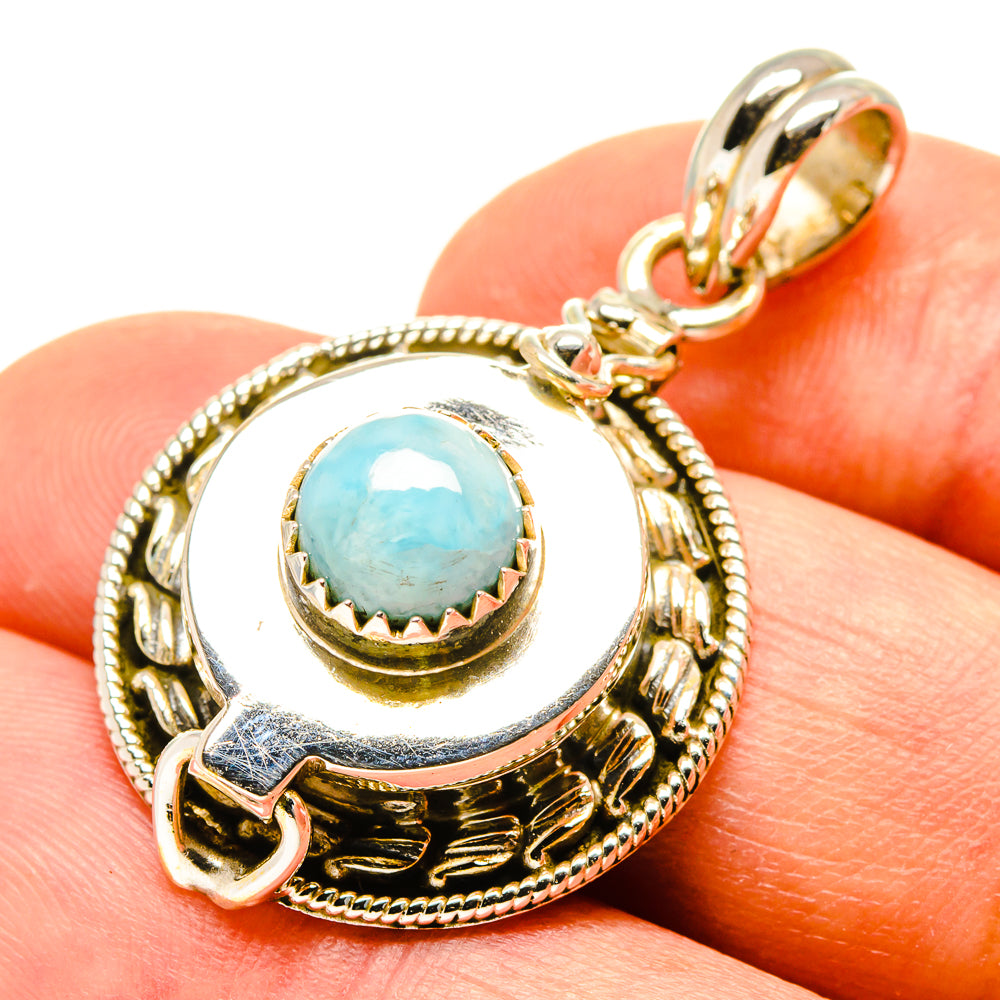 Larimar Pendants handcrafted by Ana Silver Co - PD758394