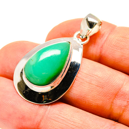 Chrysoprase Pendants handcrafted by Ana Silver Co - PD758397