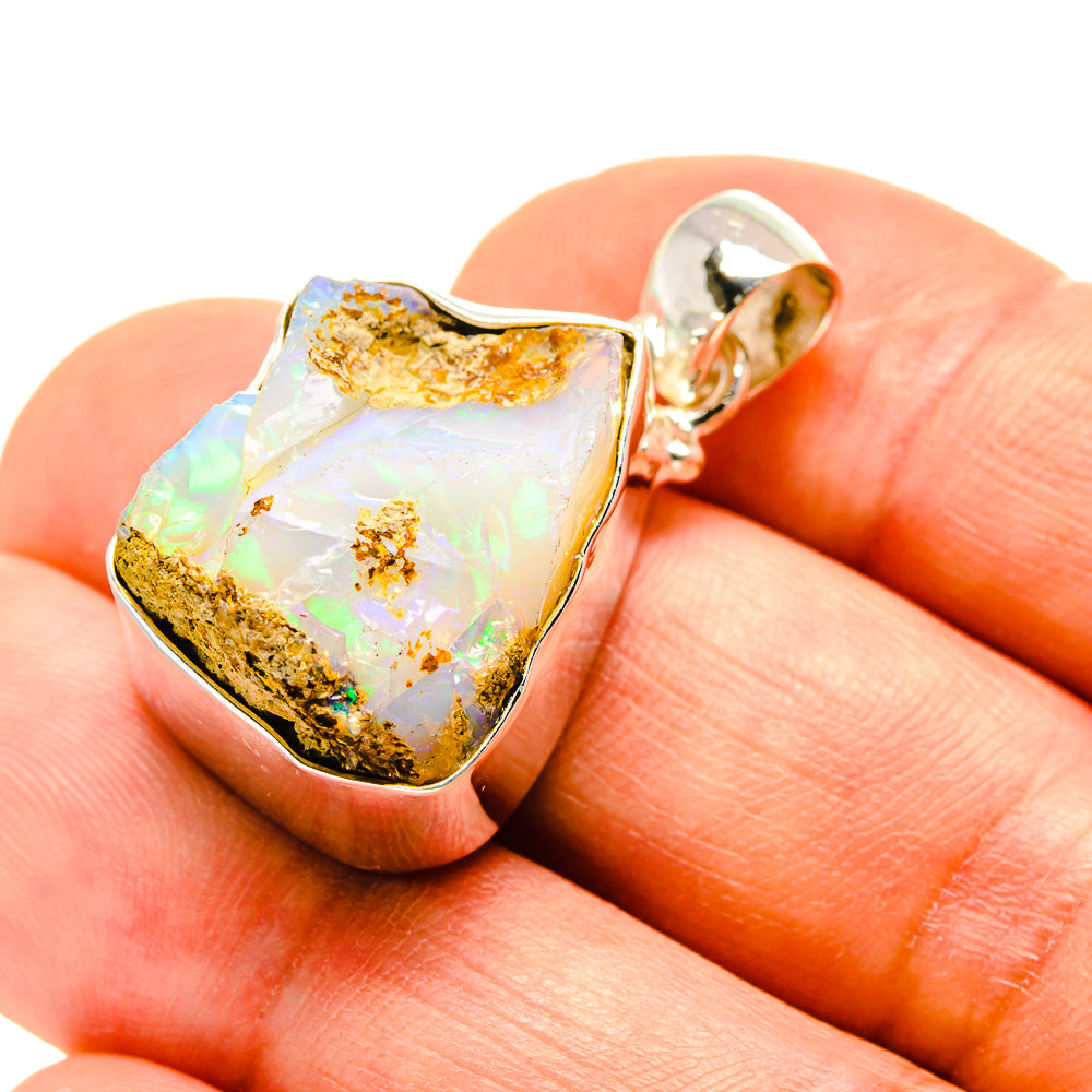 Ethiopian Opal Pendants handcrafted by Ana Silver Co - PD758400