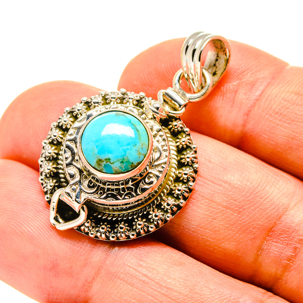 Chrysocolla Pendants handcrafted by Ana Silver Co - PD758401