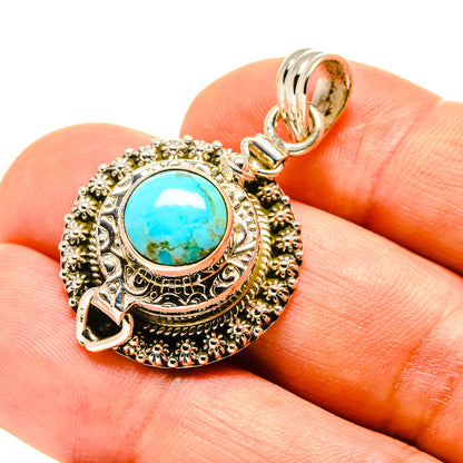 Chrysocolla Pendants handcrafted by Ana Silver Co - PD758401