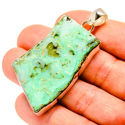 Chrysoprase Pendants handcrafted by Ana Silver Co - PD758410