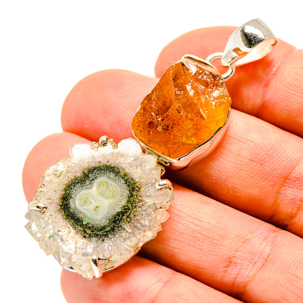 Solar Quartz Pendants handcrafted by Ana Silver Co - PD758420