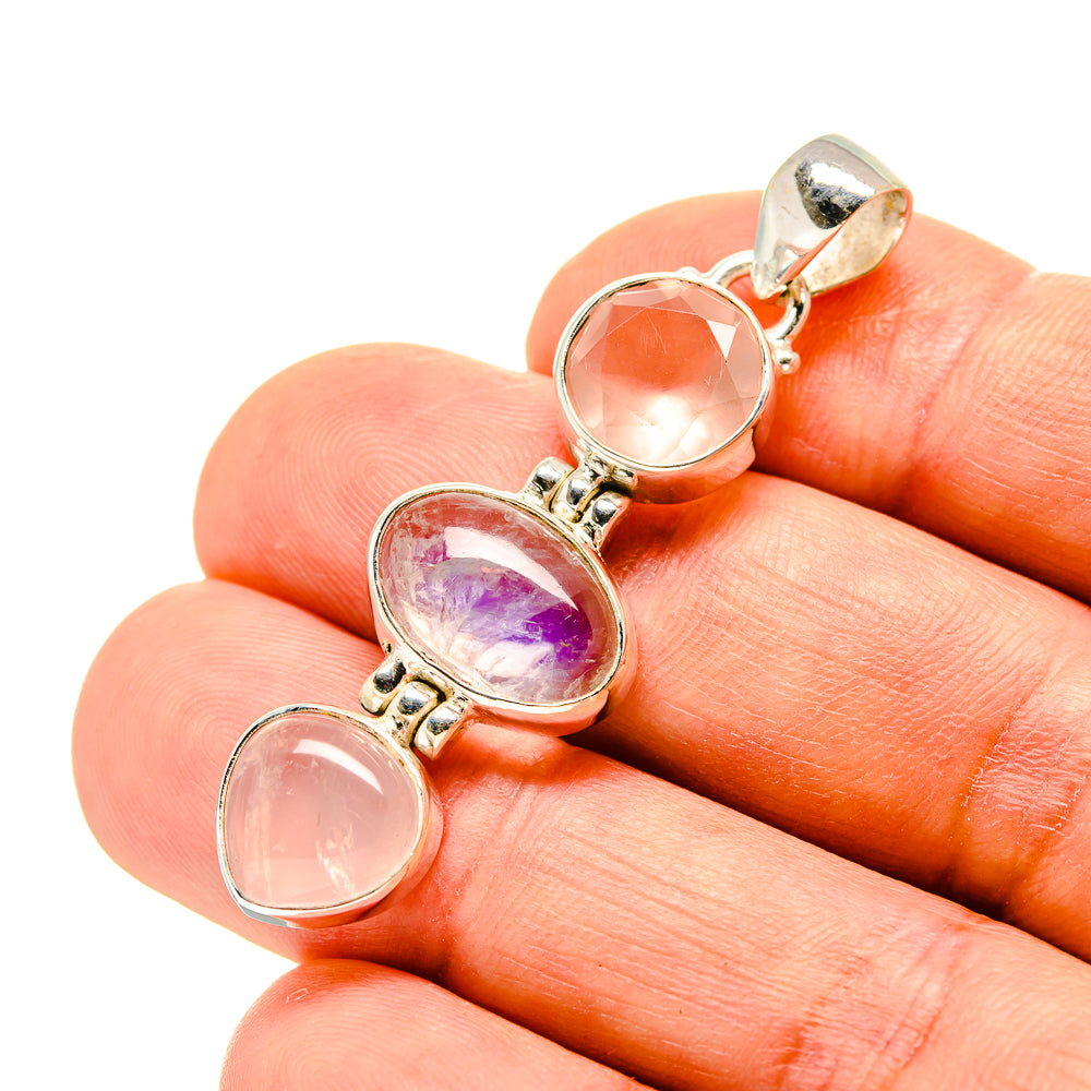 Rainbow Moonstone Pendants handcrafted by Ana Silver Co - PD758424