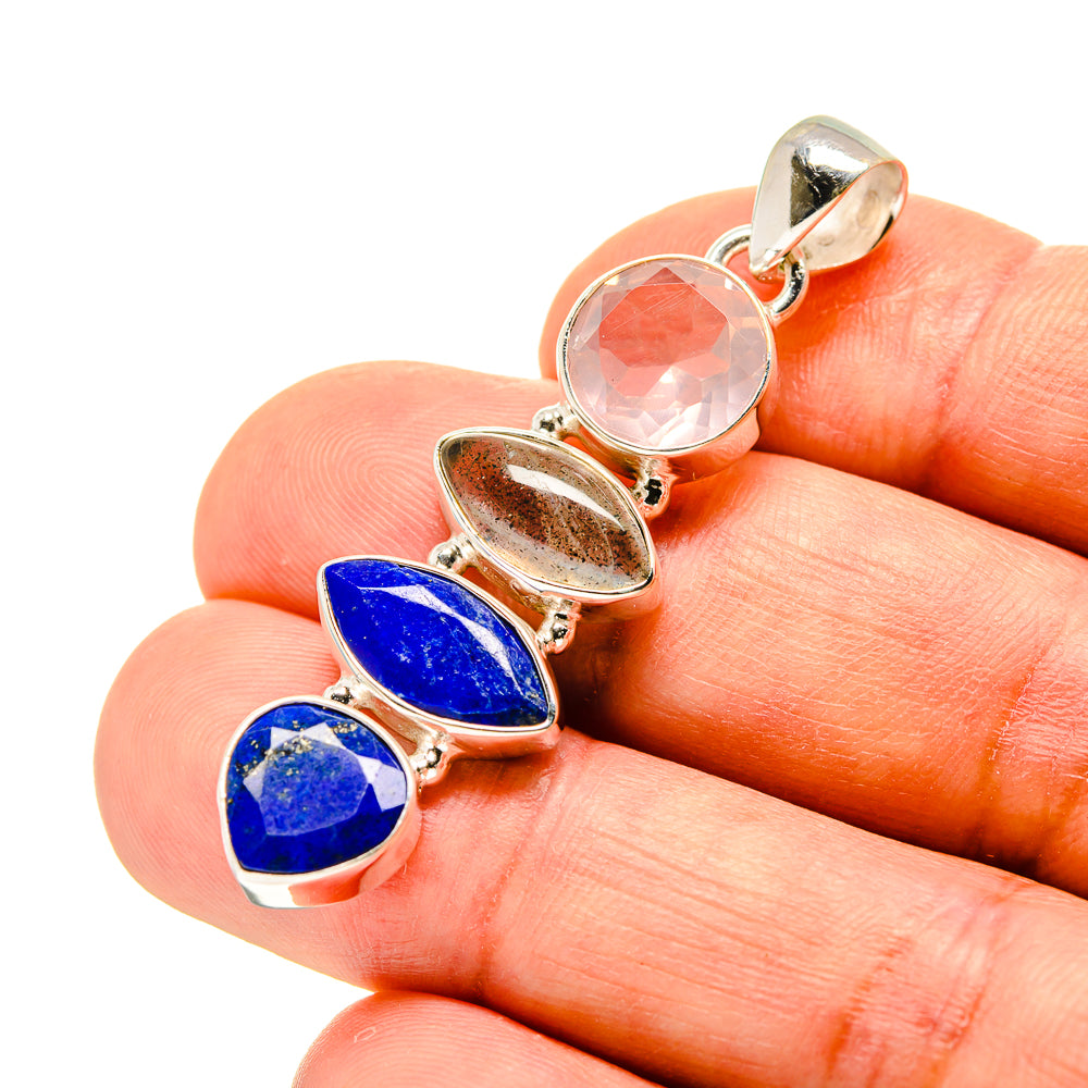 Lapis Lazuli Pendants handcrafted by Ana Silver Co - PD758425