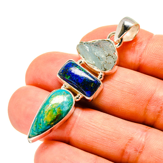 Peruvian Opal Pendants handcrafted by Ana Silver Co - PD758426