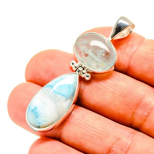 Peruvian Opal Pendants handcrafted by Ana Silver Co - PD758429