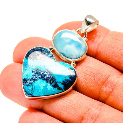 Shattuckite Pendants handcrafted by Ana Silver Co - PD758433