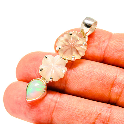 Rainbow Moonstone Pendants handcrafted by Ana Silver Co - PD758453