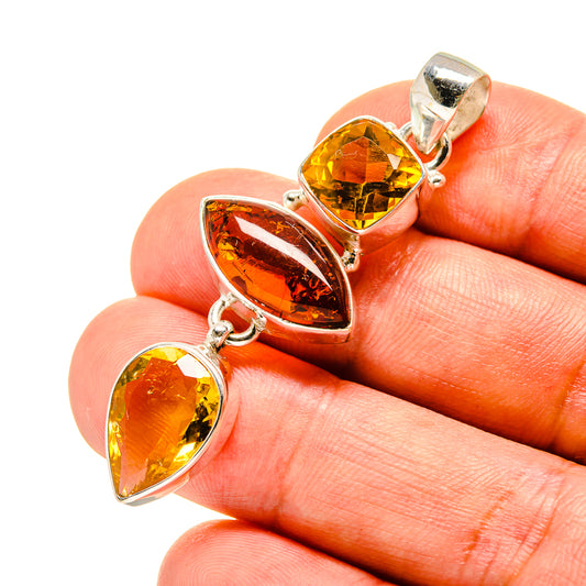Baltic Amber Pendants handcrafted by Ana Silver Co - PD758469