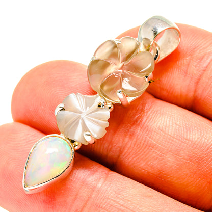 Rainbow Moonstone Pendants handcrafted by Ana Silver Co - PD758472