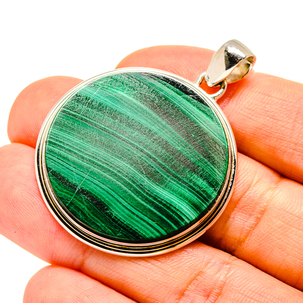 Malachite Pendants handcrafted by Ana Silver Co - PD758480