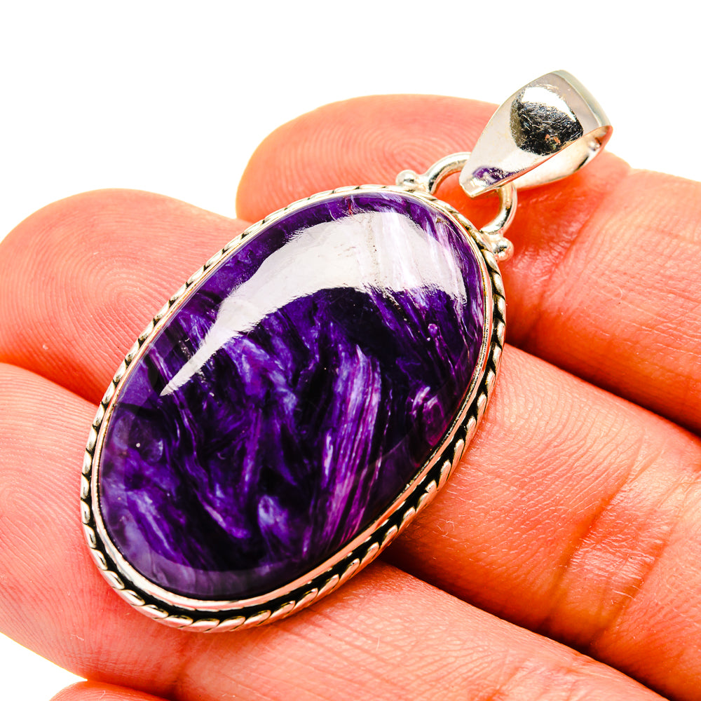 Charoite Pendants handcrafted by Ana Silver Co - PD758482