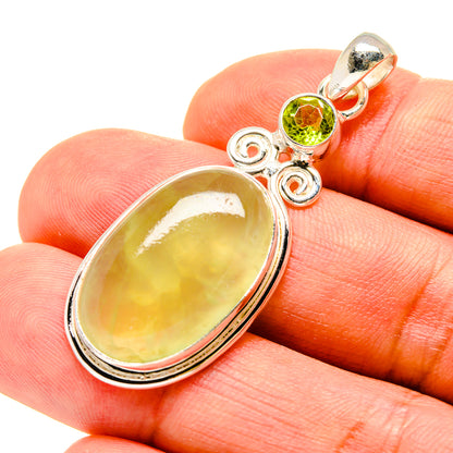 Prehnite Pendants handcrafted by Ana Silver Co - PD758484