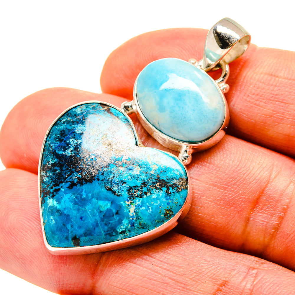 Shattuckite Pendants handcrafted by Ana Silver Co - PD758485