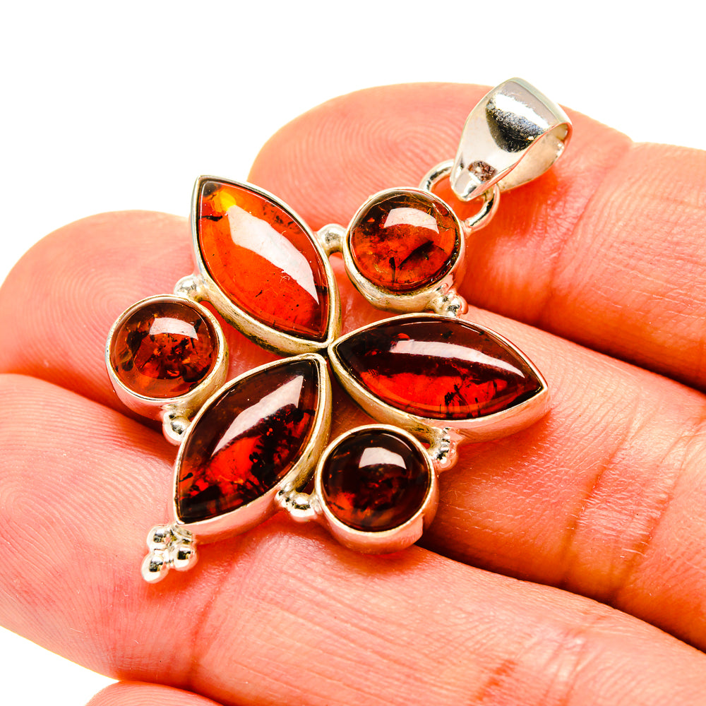 Baltic Amber Pendants handcrafted by Ana Silver Co - PD758487