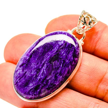 Charoite Pendants handcrafted by Ana Silver Co - PD758495